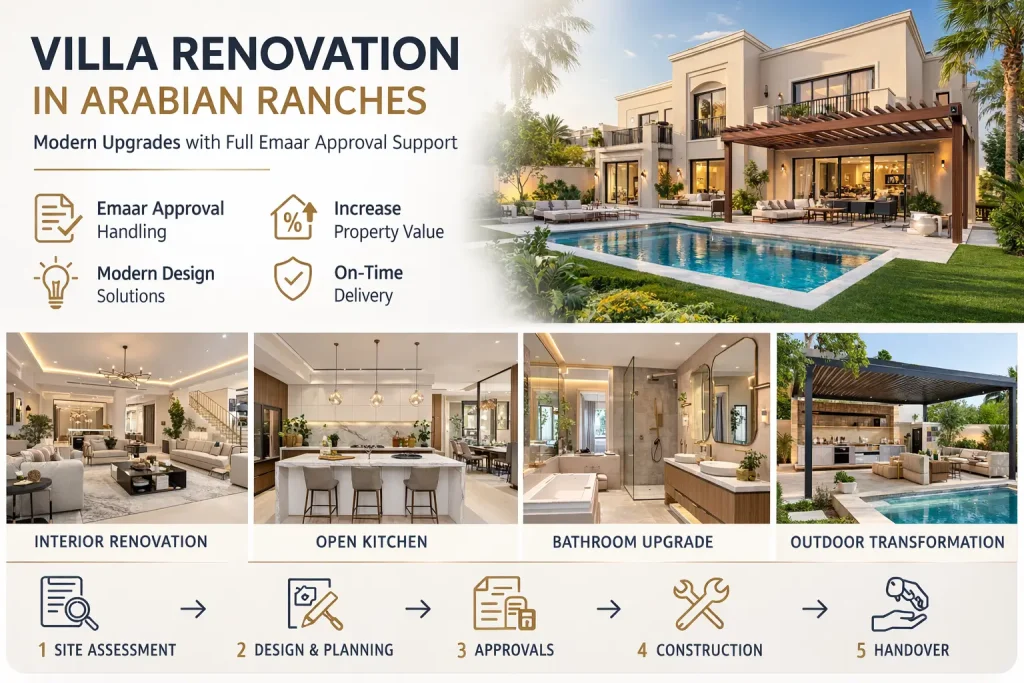 Villa Renovation in Arabian Ranches 1 Villa Renovation in Arabian Ranches