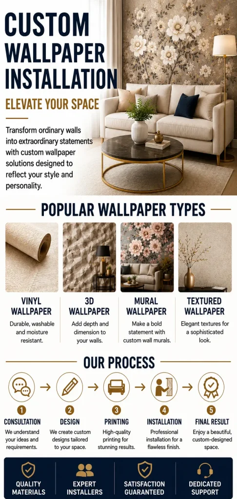 Custom Wallpaper Installation Dubai